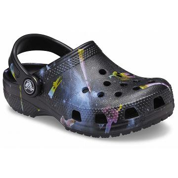 Crocs Classic Out of this World II Klumpa Lány Fekete | HU 1503XYUF